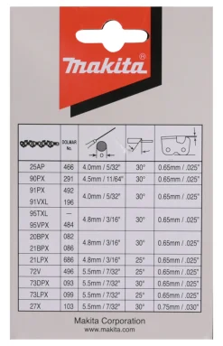 Łańcuch tnący Makita 191H10-7
