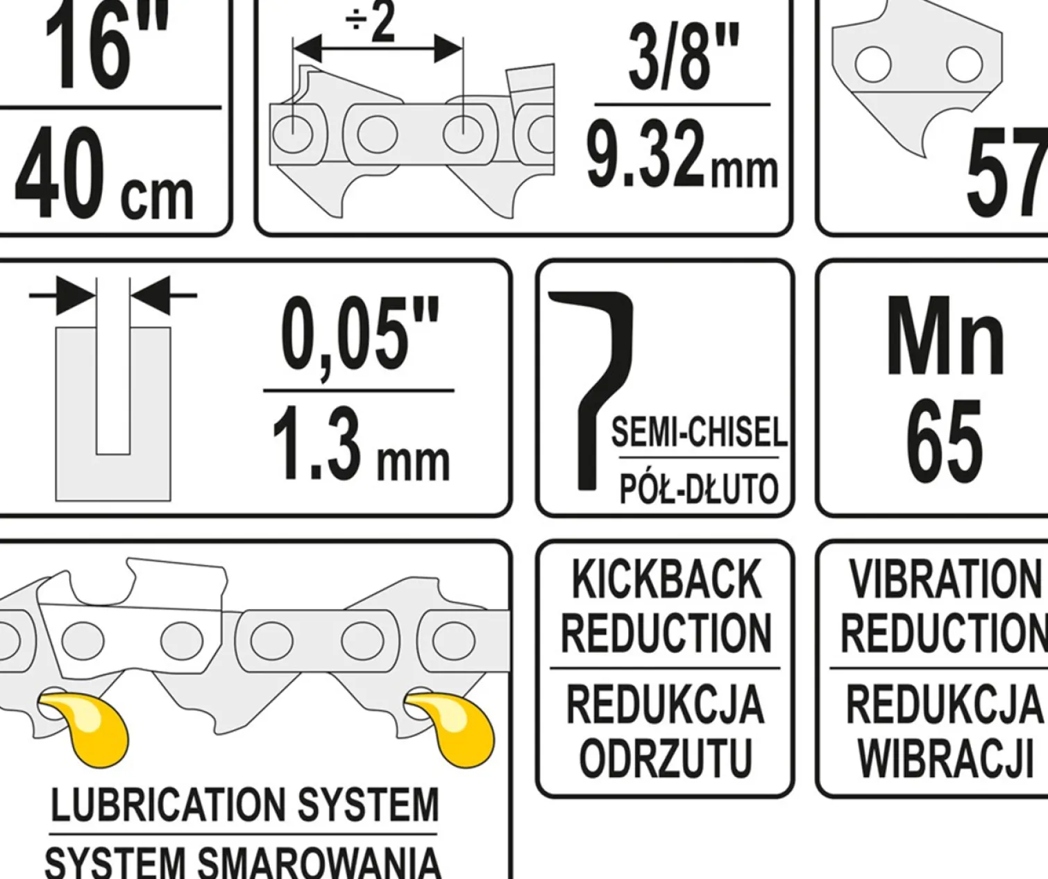 Łańcuch tnący Yato YT-84954