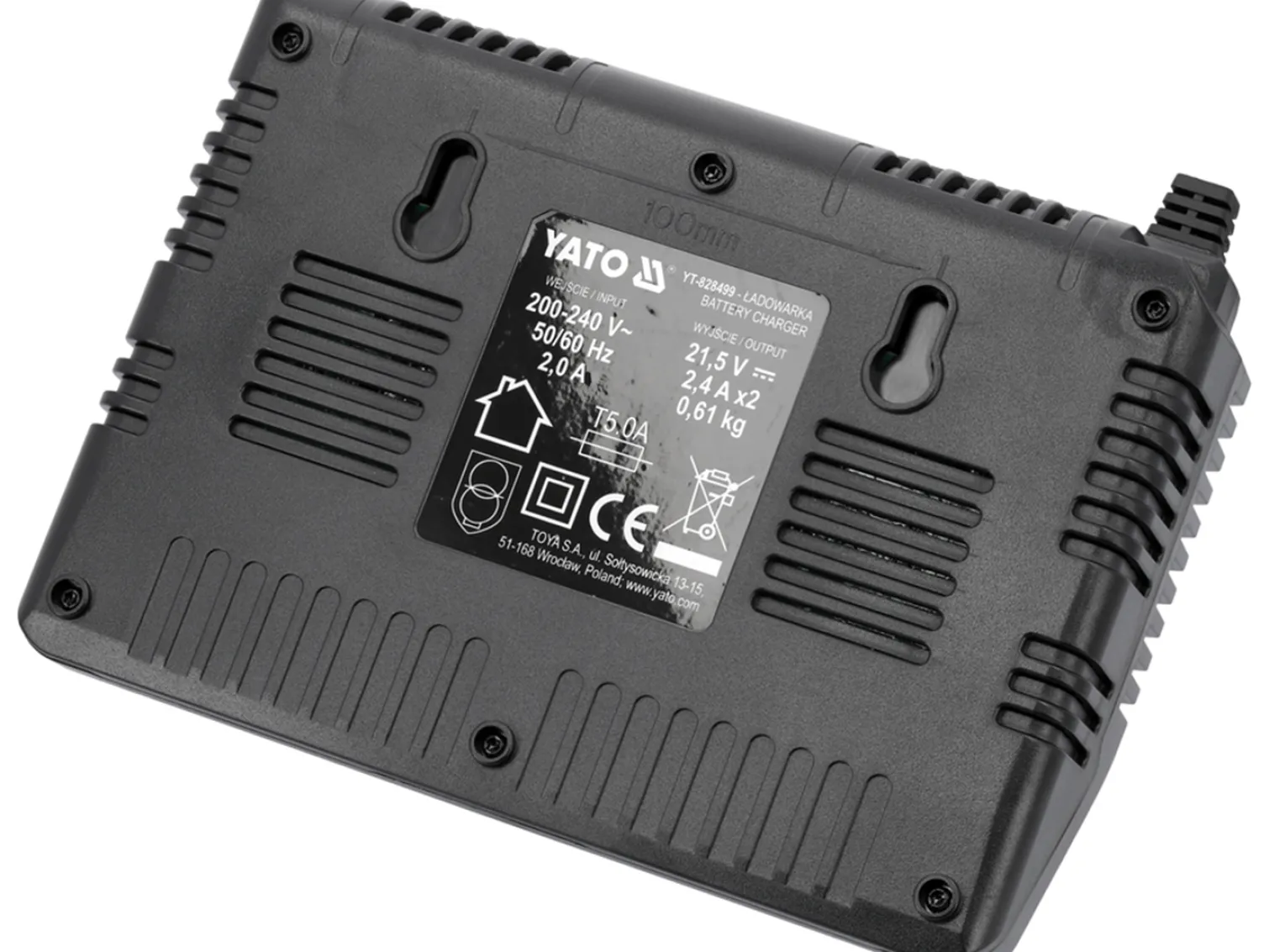 Ładowarka podwójna 18V 2.4A Yato YT-828499