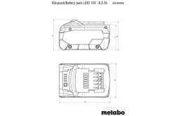 Akumulator LiHD 18V / 10,0Ah Metabo 625549000