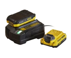 2 akumulatory 18V 2,0Ah i ładowarka Stanley Fatmax V20 SFMCB12D2
