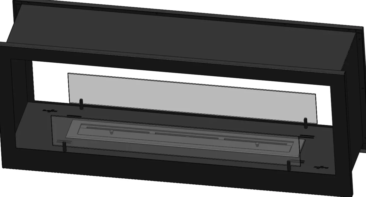 Biokominek do zabudowy Infire 2 SIDE 1200