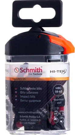 Bity udarowe PZ2 25mm HI-TEK, 20szt. Schmith SBU-PZ2/25