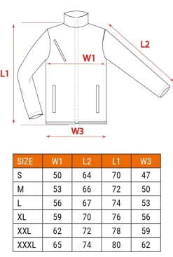 Bluza polarowa ze wzmocnieniami Neo 81-507