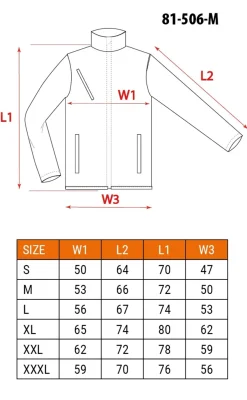 Bluza polarowa ze wzmocnieniami Neo 81-506