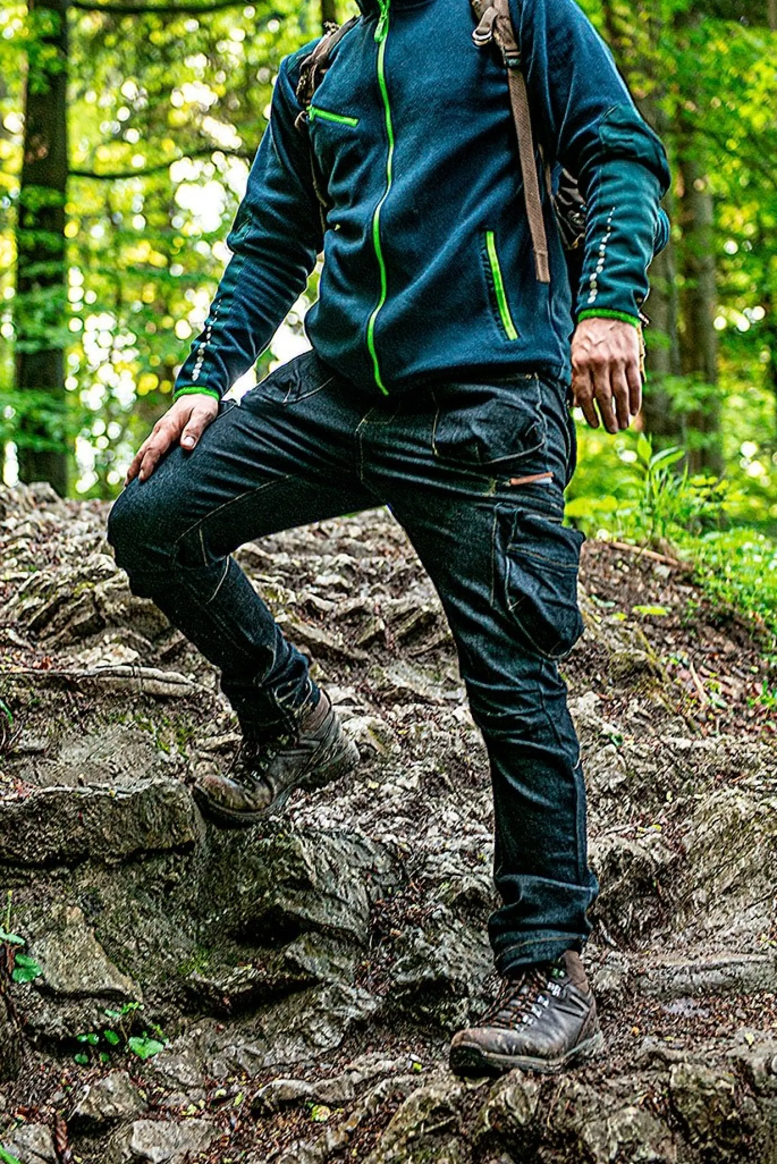 Bluza polarowa ze wzmocnieniami Neo 81-506