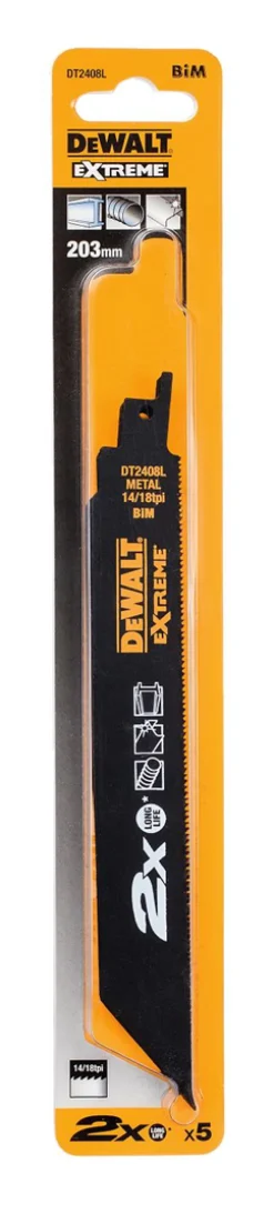 Brzeszczot do metalu 203mm (5szt.) DeWalt DT2408L