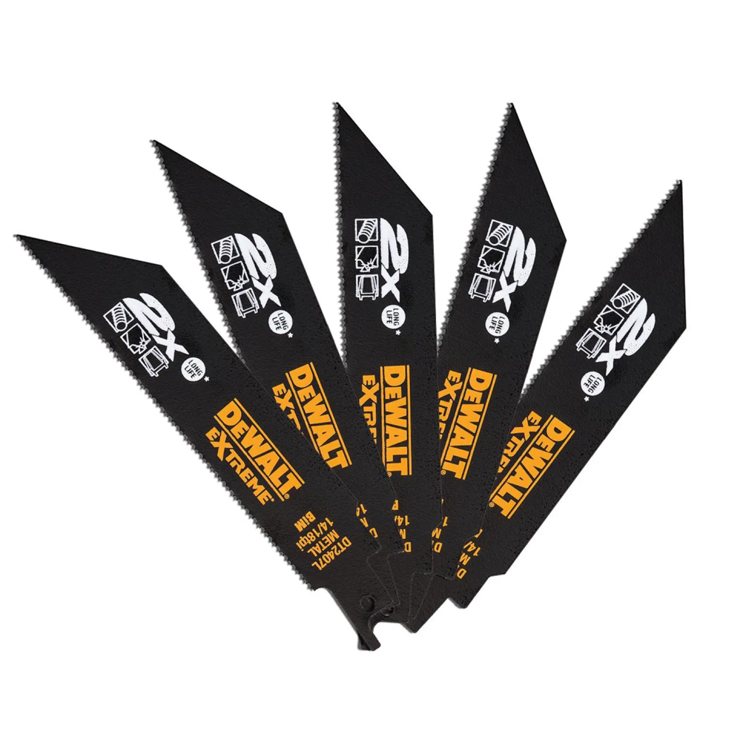 Brzeszczot do metalu 152mm (5szt.) DeWalt DT2407L
