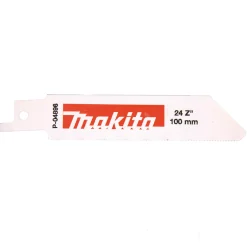 Brzeszczot do pił posuwowych bimetalowy 100 mm, 24 zęby/cal, 5 sztuk Makita p-04896