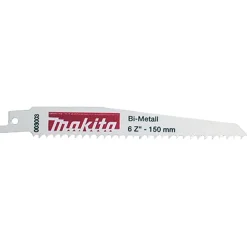 Brzeszczot do pił posuwowych bimetalowy 150 mm, 6 zębów/cal, 5 sztuk Makita p-05088