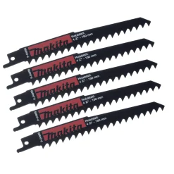 Brzeszczot do pił posuwowych ze stali szybkotnącej 150 mm, 4 zęby,/cal, 5 sztuk Makita p-04999