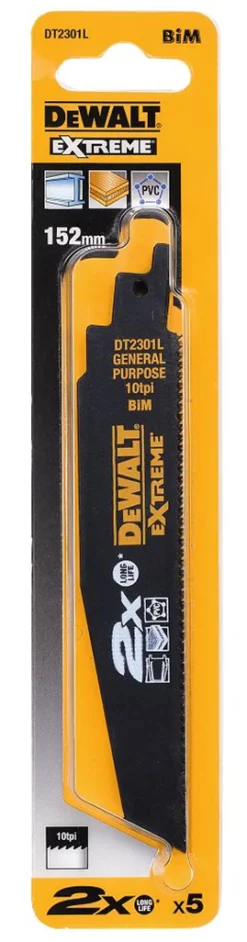 Brzeszczot uniwersalny 152mm (5szt.) DeWalt DT2301L