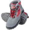 Buty zamsz/oxford szaro-czerwone, s1p src, 42 Lahti Pro L3011942