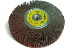 Ściernica listkowa kątowa Glob 125x20mm M14 - P120