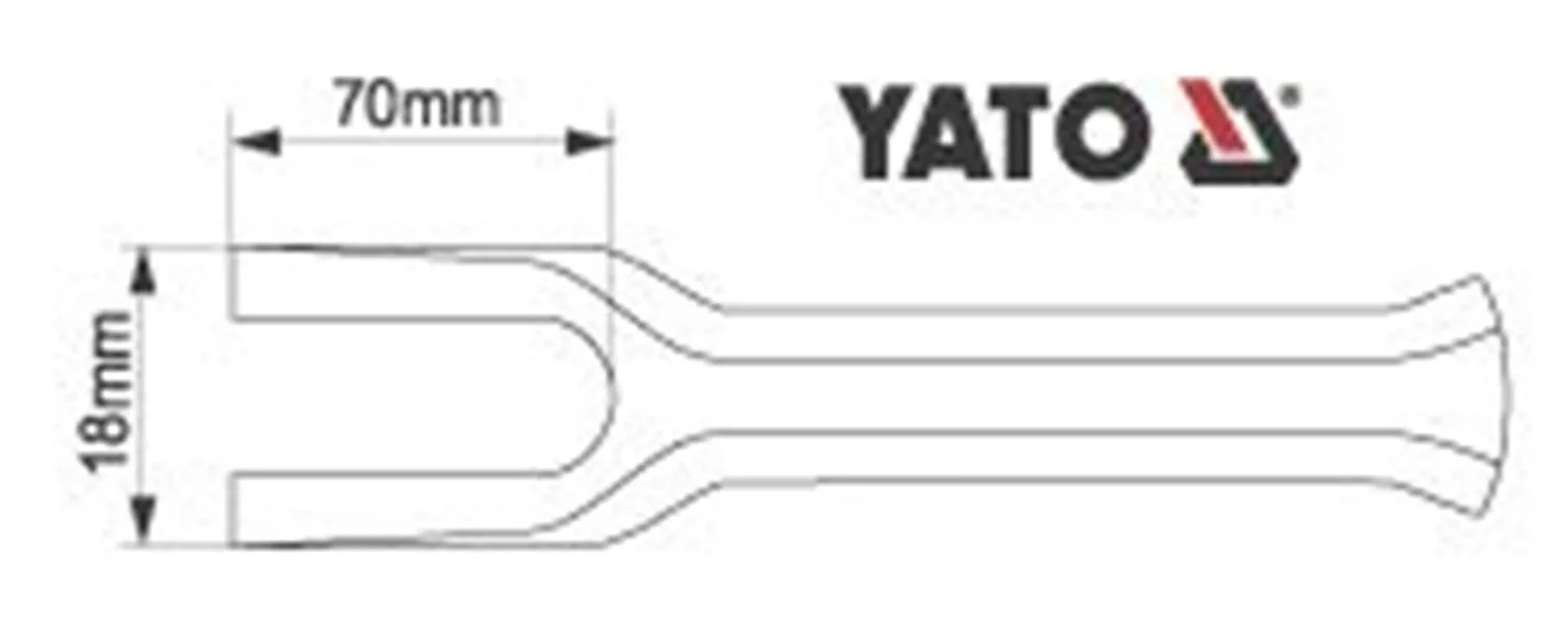 Ściągacz do drążków kierowniczych Yato YT-0615