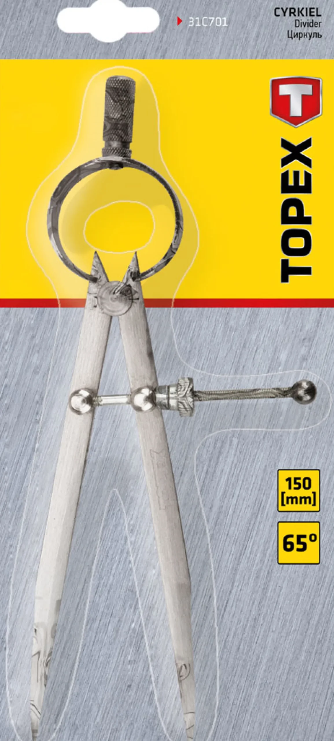 Cyrkiel ślusarki 150mm Topex 31C701