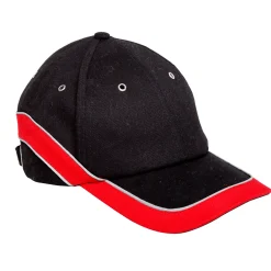 Czapka z daszkiem czarno-czerwona, 12szt. Lahti Pro L1010300