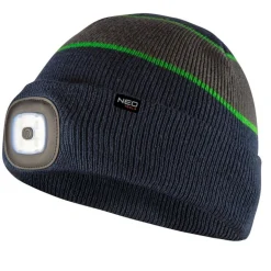 Czapka z latarką LED Neo 81-630