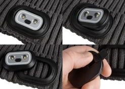 Czapka z latarką LED Neo 81-627