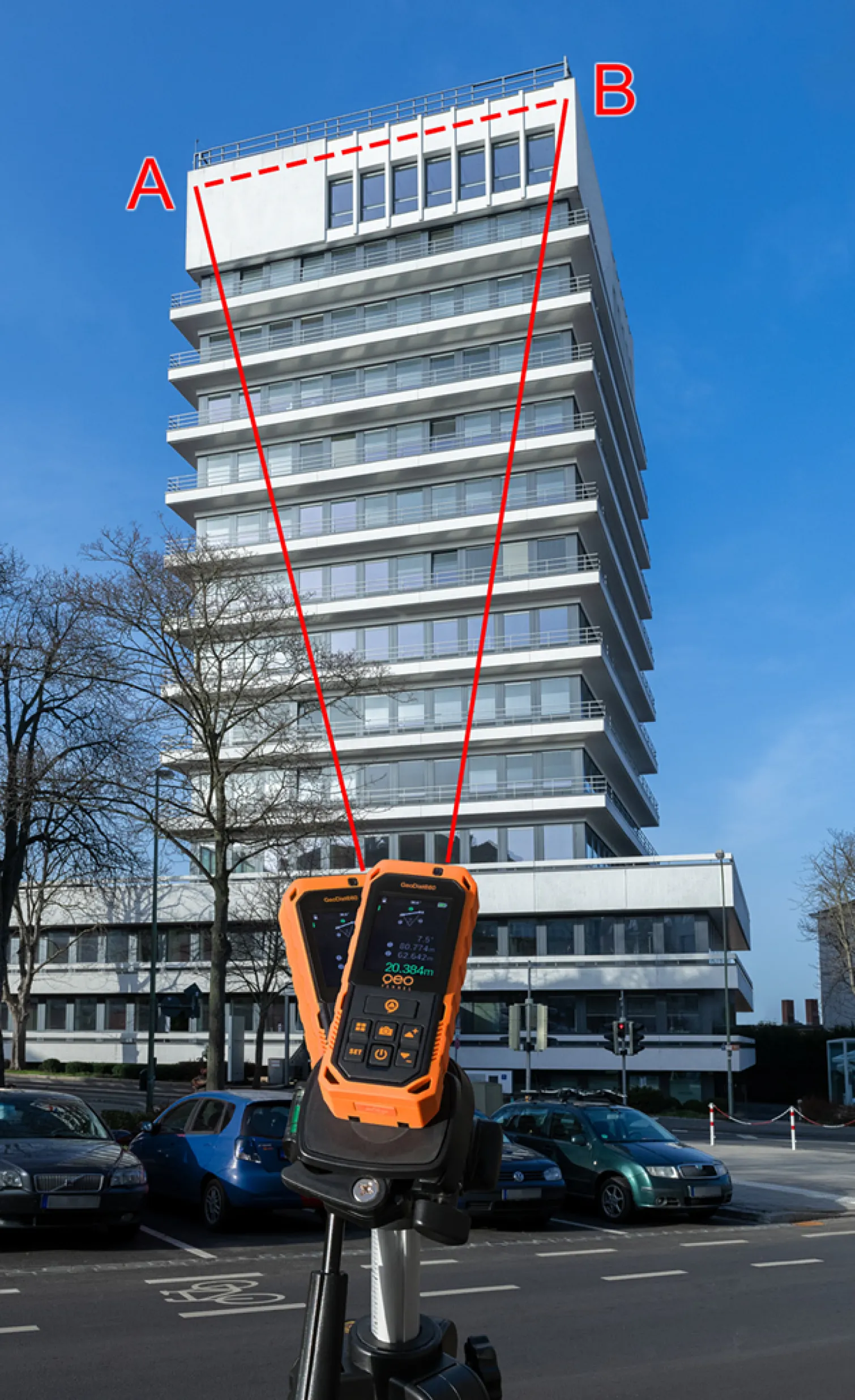 Dalmierz laserowy z kamerą i Bluetooth Geo-Fennel GeoDist80