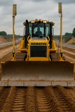 Detektor wiązki czerwonej i zielonej z powtarzaczem do maszyn budowlanych Geo-Fennel FMR 700-M/C SET