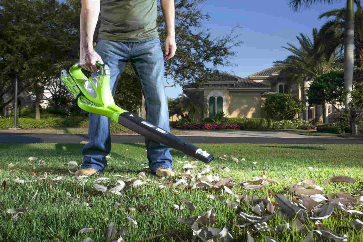 Dmuchawa/odkurzacz do liści Greenworks GD40BVII