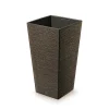 Doniczka FURU SQUARE ECO WOOD - kawa ECO Prosperplast DFSH400W-4625W