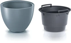 Doniczka HEOS - jasny szary Prosperplast DBHEM400-443U