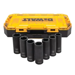 7-elementowy zestaw głębokich nasadek udarowych DeWalt DWMT74737-0
