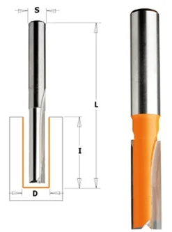 Frez prosty - seria długa fi - 3 I - 11 s-6 Cmt 712.030.11