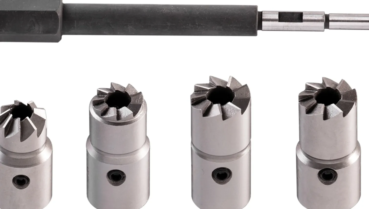 Frezy do gniazd zaworowych diesel, zestaw 4szt. Neo 11-218