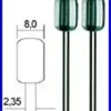 Frez ze stali wolframowo - wanadowej cylindrowychy O 8 mm Proxxon PR28726