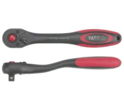 Grzechotka powlekana wygięta 1/2" 257 mm Yato YT-0295