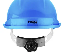 Hełm przemysłowy z paskiem podbródkowym, niebieski Neo 97-222