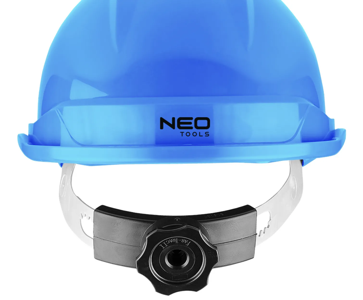Hełm przemysłowy z paskiem podbródkowym, niebieski Neo 97-222
