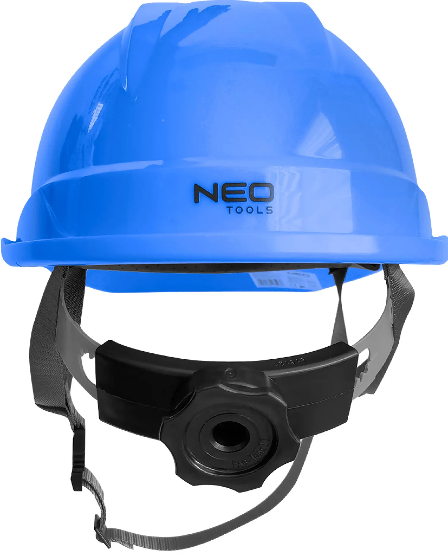 Hełm przemysłowy z paskiem podbródkowym, niebieski Neo 97-222