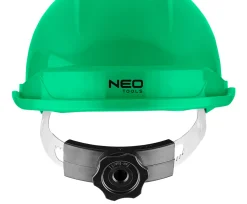 Hełm przemysłowy z paskiem podbródkowym, zielony Neo 97-223