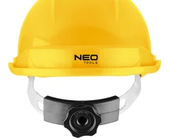 Hełm przemysłowy z paskiem podbródkowym, żółty Neo 97-220