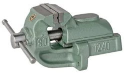 Imadło ślusarskie 1240-125L stałe z prowadzeniem pryzmowym Bison S.A. 5907412037974
