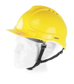 Kask ochronny, biały, 4-punktowy pasek podbródkowy Dedra BH1087