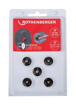 Kółka zapasowe 15 i 22mm do obcinaków ROSLICE, 5szt. Rothenberger 88841D