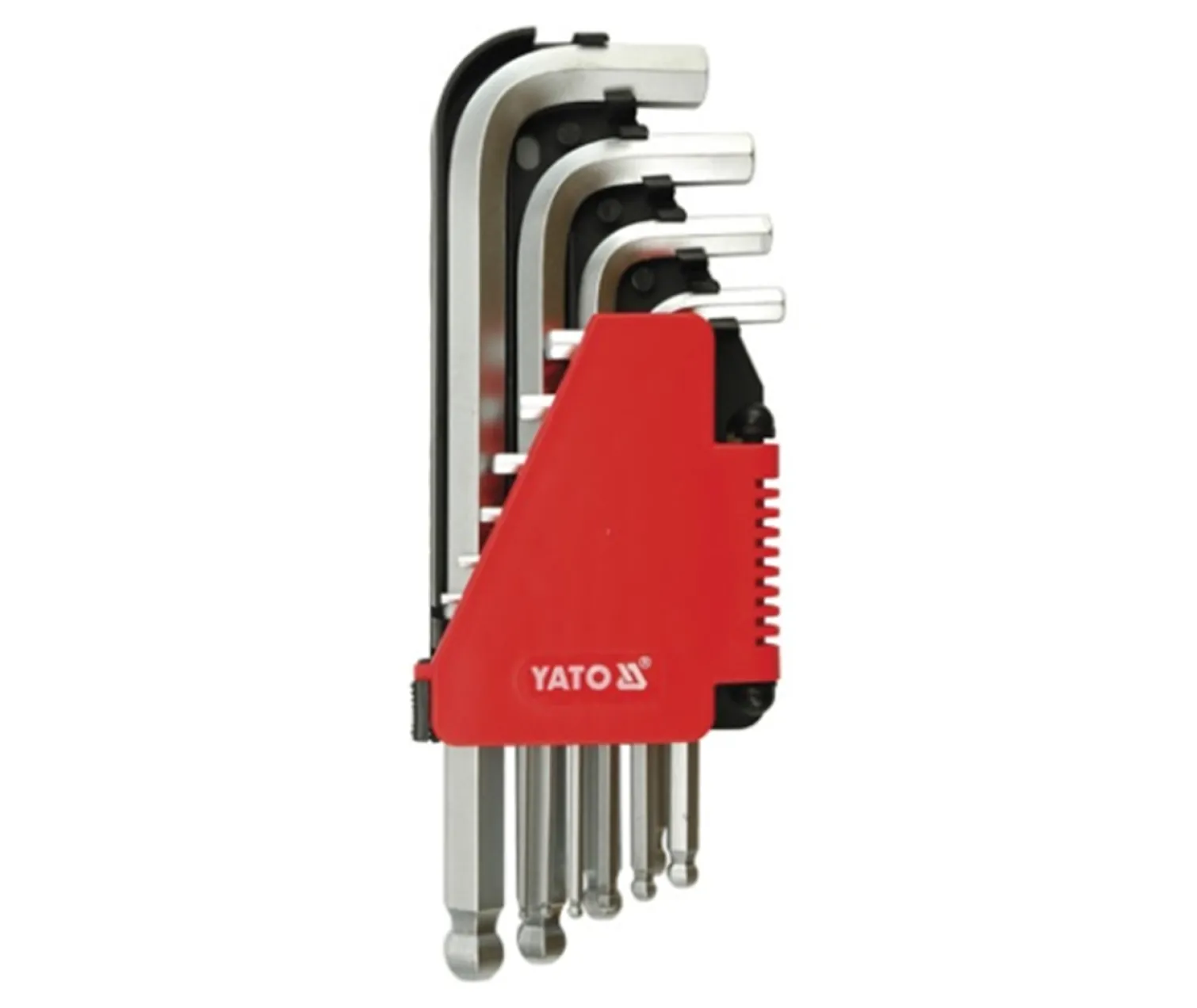 Klucze hex kulka 10 części 2-12 mm CRV Yato YT-0509