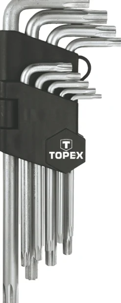Klucze imbusowe Torx T10-T50 9szt. Topex 35D961