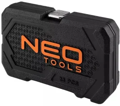 Klucze nasadowe, 1/4”, CrV, zestaw 23szt. Neo 10-231