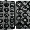 Klucze nasadowe do filtrów oleju 30-częściowy Yato YT-0596