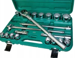 Klucze nasadowe 3/4" 12-kątne, zestaw 21 elementów Honiton H6221