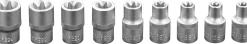 Klucze nasadowe 1/2" Torx zestaw 9 szt. Neo 08-649