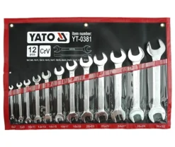 Klucze płaskie 6-32 12 sztuk Yato YT-0381