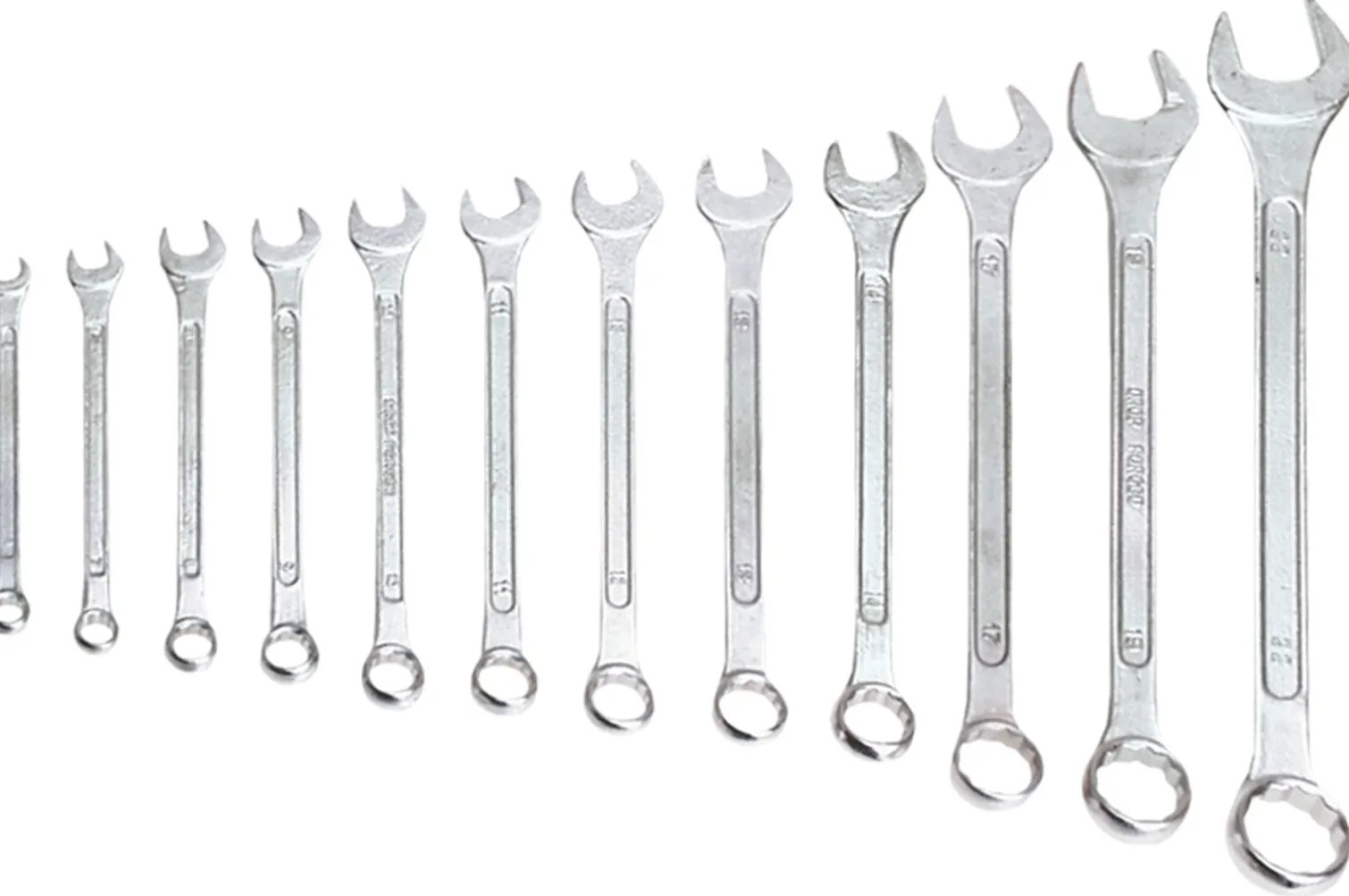 Klucze płasko-oczkowe 6-19mm, zestaw 8szt. Top Tools 35D356