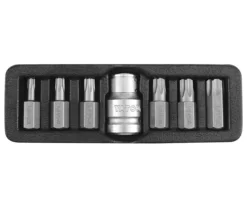 Klucze specjalne Torx Security T25-T55 7 części Yato YT-0416